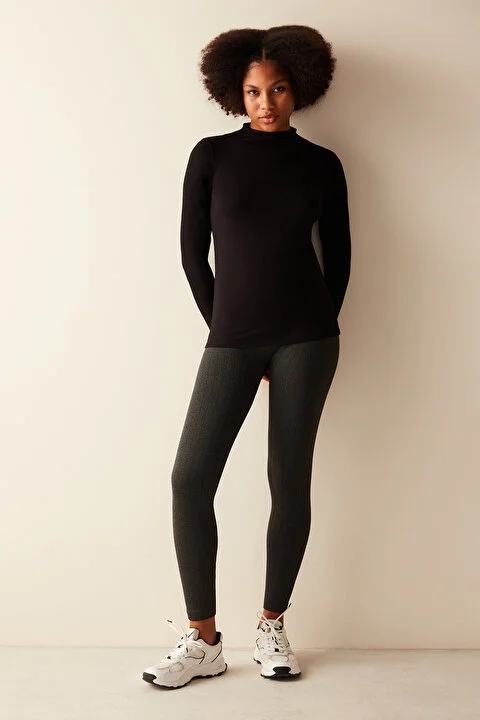 Seamless Ribbed Thermal tajice