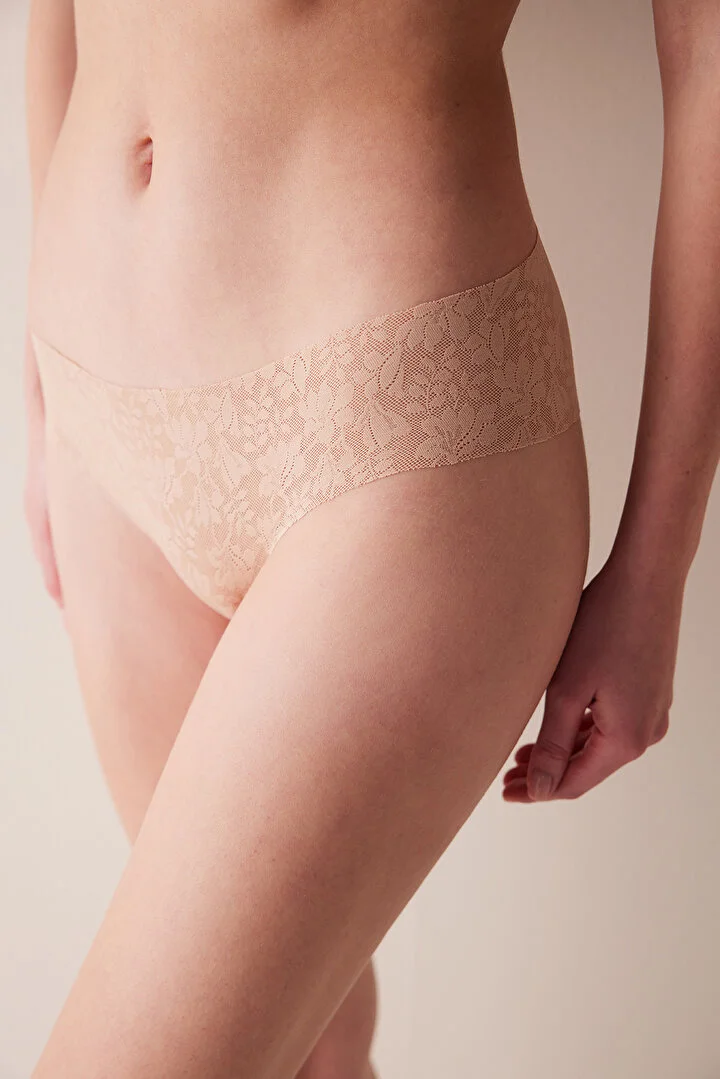 Invisible Laser Cut Lacy Cheeky hipster